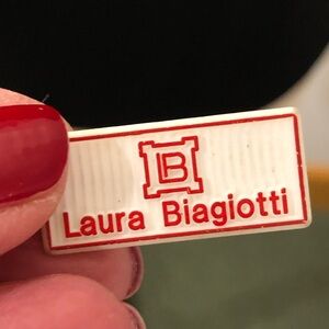 Vintage Laura Biagiotti chain link necklace